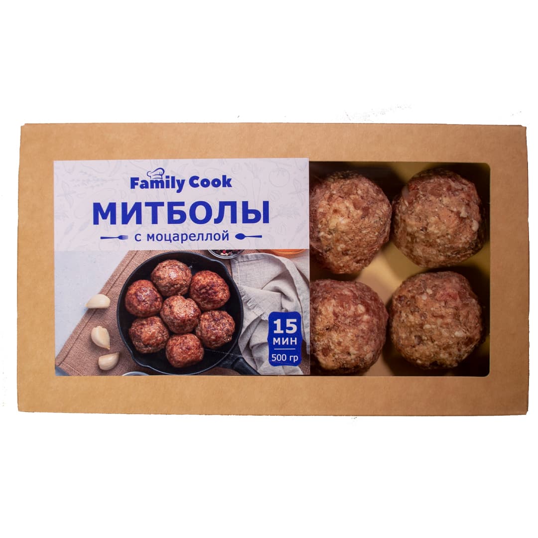 Митболы с моцареллой говяжьи